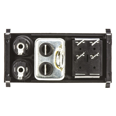 Bulgin 10A, 250 V ac Male Snap-In IEC Filter 2 Pole BZV03/A0620/09 2 Fuse