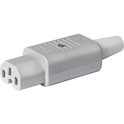 Schurter C15 Cable Mount IEC Connector Socket, 15A, 250 V, Fuse Size 87.5 x 62mm