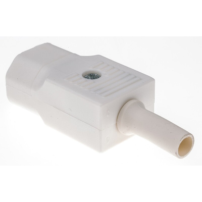 Bulgin C14 Cable Mount IEC Connector Male, 10A, 250 V