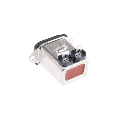 Schaffner 3A, 250 V ac Male Panel Mount IEC Inlet Filter FN9226-3-06, Faston None Fuse