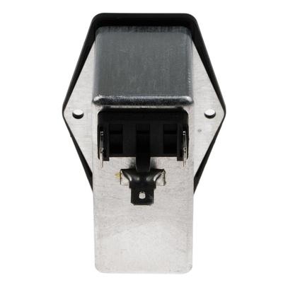 Schaffner 6A, 250 V ac Male Panel Mount IEC Inlet Filter 2 Pole FN284B-6-06, Faston 2 Fuse