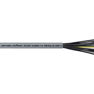 Lapp ÖLFLEX CLASSIC 110 2 Core YY Control Cable, 0.75 mm², 50m, Unscreened