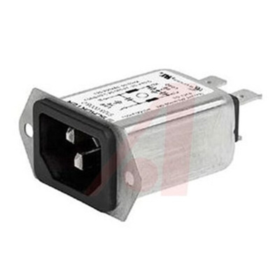 Schurter C14, C18 Panel Mount IEC Connector Male, 10A, 250 V