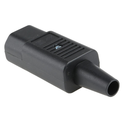 Schurter E Cable Mount IEC Connector Male, 10A, 250 V