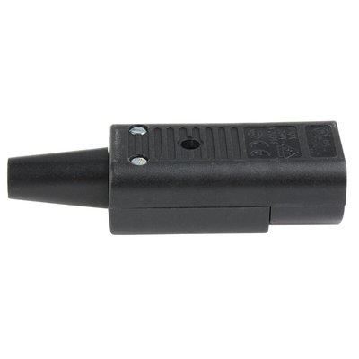 Schurter E Cable Mount IEC Connector Male, 10A, 250 V