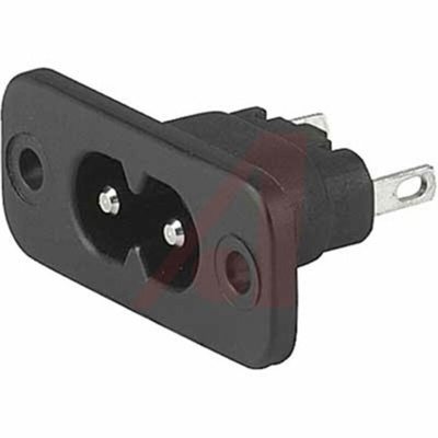Schurter C8 Panel Mount IEC Connector Male, 2.5A, 250 V