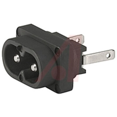 Schurter C8 Snap-In IEC Connector Male, 2.5A, 250 V