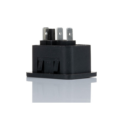 RS PRO C19 Panel Mount, Snap In Mount IEC Connector Socket, 20A, 250V