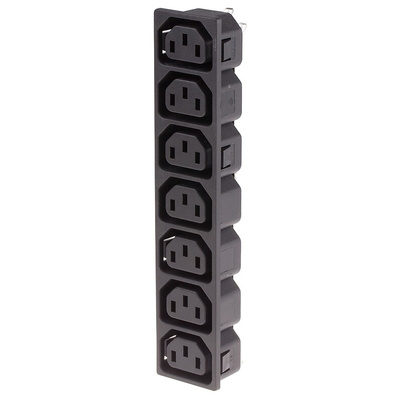 RS PRO Snap-In IEC Connector Socket, 10A, 250 V