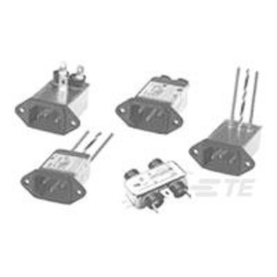 TE Connectivity 10A Panel Mount IEC Inlet Filter 10EH1