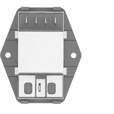 TE Connectivity 10A, 115 V ac, 230 V ac Flange Mount IEC Inlet Filter PE0S0DSXB, Faston