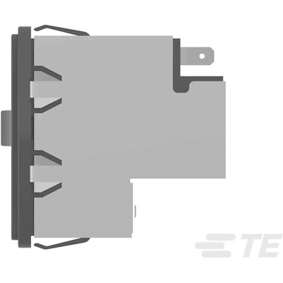 TE Connectivity 10A, 115 V ac, 230 V ac Male Flange Mount IEC Inlet Filter 2 Pole PE0SXDHXB