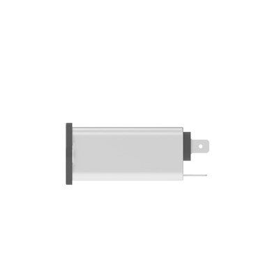 TE Connectivity 10A, 250 V ac Female Flange Mount IEC Inlet Filter 6609018-7, Faston