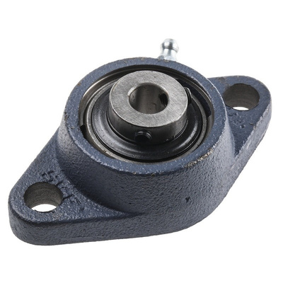 2 Hole Flanged Bearing, FYTB 12 TF, 12mm ID