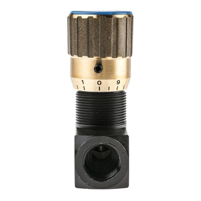RS PRO Line Mounting Hydraulic Flow Control Valve, G 1/2, 400 bar