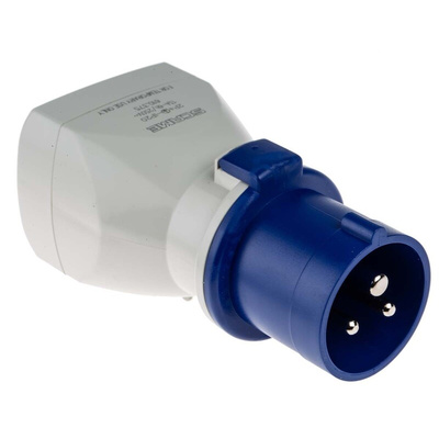 Scame IP20 Blue 1 x 2P + E, 1 x 2P + E Industrial Power Connector Adapter Plug, Socket, Rated At 13A, 250 V