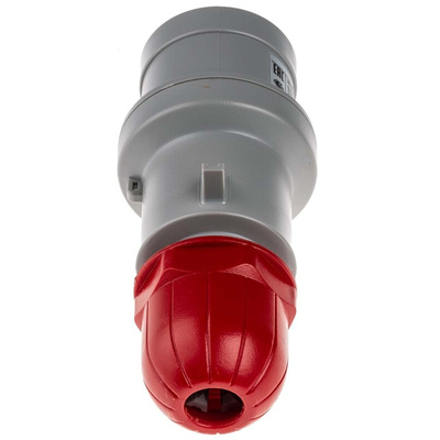 Scame IP44 Red Cable Mount 3P + E Industrial Power Plug, Rated At 16A, 415 V