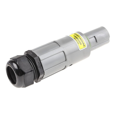 ITT Cannon, Veam Powerlock Grey Cable Mount Industrial Power Socket, Rated At 400A, 1.0 kV