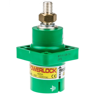 ITT Cannon, Veam Powerlock Panel Mount Industrial Power Plug, Rated At 400A, 1.0 kV