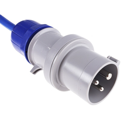Scame, Block 3 IP44 Red Wall Mount 2P + E RCD Industrial Power Connector Socket, Rated At 16A, 230 V