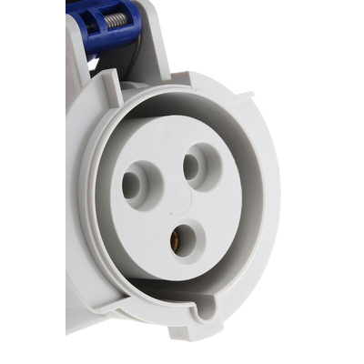 Scame Red Socket, Rated At 32A, 200 → 250 V