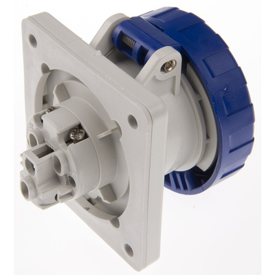 Scame Grey Socket, Rated At 16A, 200 → 250 V