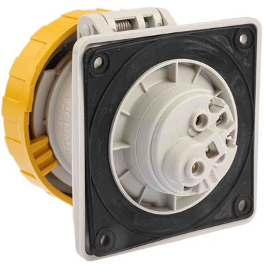 Scame Grey Socket, Rated At 16A, 100 → 130 V