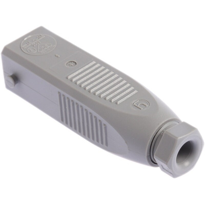 Hirschmann, ST IP54 Grey Cable Mount 2P + E Heavy Duty Power Connector Plug, Rated At 16A, 250 V