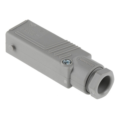 Hirschmann, ST IP54 Grey Cable Mount 3P + E Industrial Power Plug, Rated At 16A, 250 V dc, 400 V ac