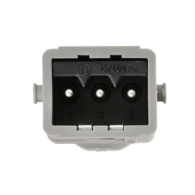 Hirschmann, ST IP54 Grey Cable Mount 3P + E Industrial Power Plug, Rated At 16A, 250 V dc, 400 V ac