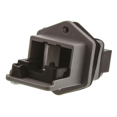 Hirschmann, ST IP54 Black, Grey Panel Mount 3P + E Industrial Power Socket, Rated At 16A, 250 V, 400 V