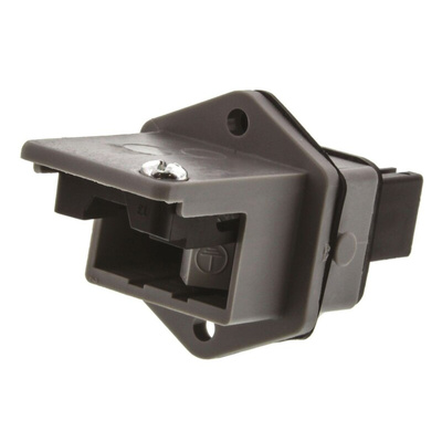 Hirschmann, ST IP54 Black, Grey Panel Mount 3P + E Industrial Power Socket, Rated At 16A, 250 V, 400 V