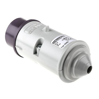 MENNEKES IP44 Purple Cable Mount 2P Industrial Power Plug, Rated At 16A, 20 → 25 V