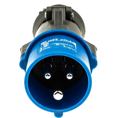 Legrand, HYPRA IP44 Blue Cable Mount 2P + E Industrial Power Plug, Rated At 16A, 230 V