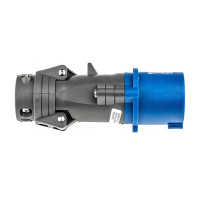 Legrand, HYPRA IP44 Blue Cable Mount 2P + E Industrial Power Plug, Rated At 16A, 230 V