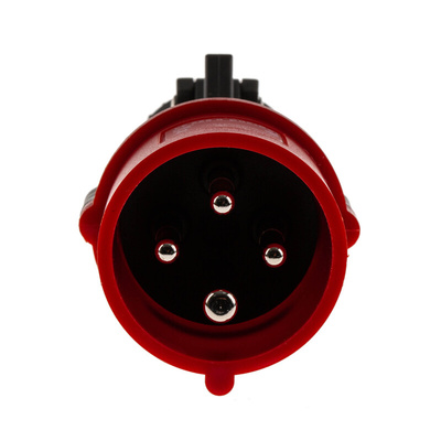 Legrand, HYPRA IP44 Red Cable Mount 3P + E Industrial Power Plug, Rated At 16A, 415 V