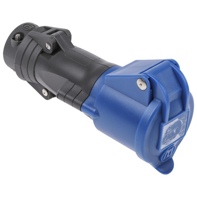 Legrand IP44 Blue Cable Mount 2P + E Industrial Power Socket, Rated At 16A, 200 → 250 V