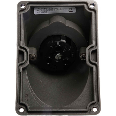 Legrand, HYPRA IP44 Blue Panel Mount 2P + E Right Angle Industrial Power Plug, Rated At 16A, 230 V