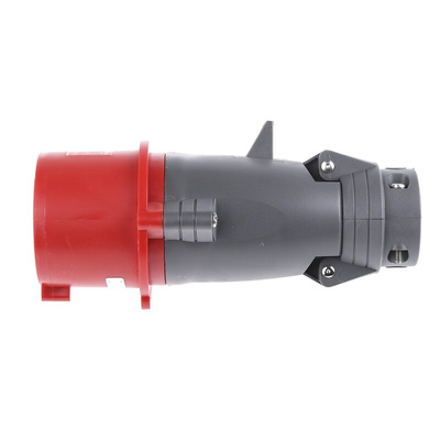 Legrand, HYPRA IP44 Red Cable Mount 3P + N + E Industrial Power Plug, Rated At 32A, 415 V