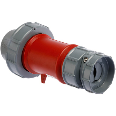 MENNEKES, PowerTOP IP67 Red Cable Mount 3P + N + E Industrial Power Plug, Rated At 32A, 400 V