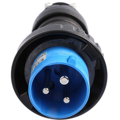 Eaton IP66 Blue Cable Mount 2P + E Power Connector Plug ATEX, Rated At 16A, 240 V