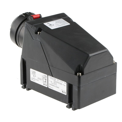 Eaton IP66 Black Surface Mount 3P + E Power Connector Socket ATEX, Rated At 16A, 415 V
