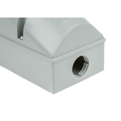 MENNEKES IP44 Blue Wall Mount 3P Right Angle Socket, Rated At 16A, 230 V