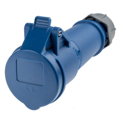 MENNEKES, AM-TOP IP44 Blue Cable Mount 3P Industrial Power Socket, Rated At 16A, 230 V