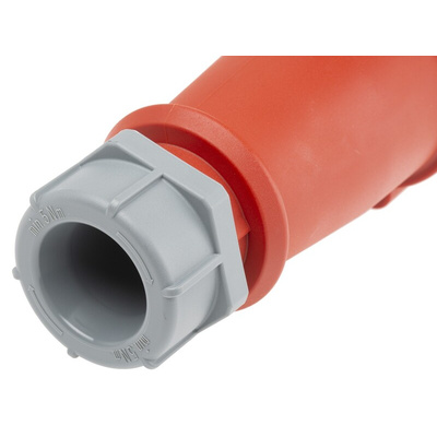 MENNEKES, AM-TOP IP44 Red Cable Mount 3P + N + E Industrial Power Socket, Rated At 32A, 400 V