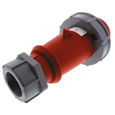 MENNEKES, AM-TOP IP67 Red Cable Mount 4P Mains Connector Plug, Rated At 32A, 400 V