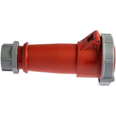 MENNEKES, AM-TOP IP67 Red Cable Mount 4P Industrial Power Socket, Rated At 32A, 400 → 440 V