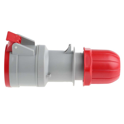 Scame IP44 Red Cable Mount 3P + N + E Industrial Power Socket, Rated At 16A, 415 V