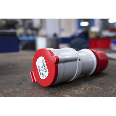 Scame IP44 Red Cable Mount 3P + N + E Industrial Power Socket, Rated At 32A, 415 V