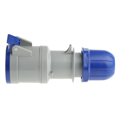 Scame IP44 Blue Cable Mount 2P + E Industrial Power Socket, Rated At 32A, 230 V